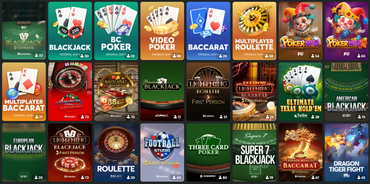 Table Games